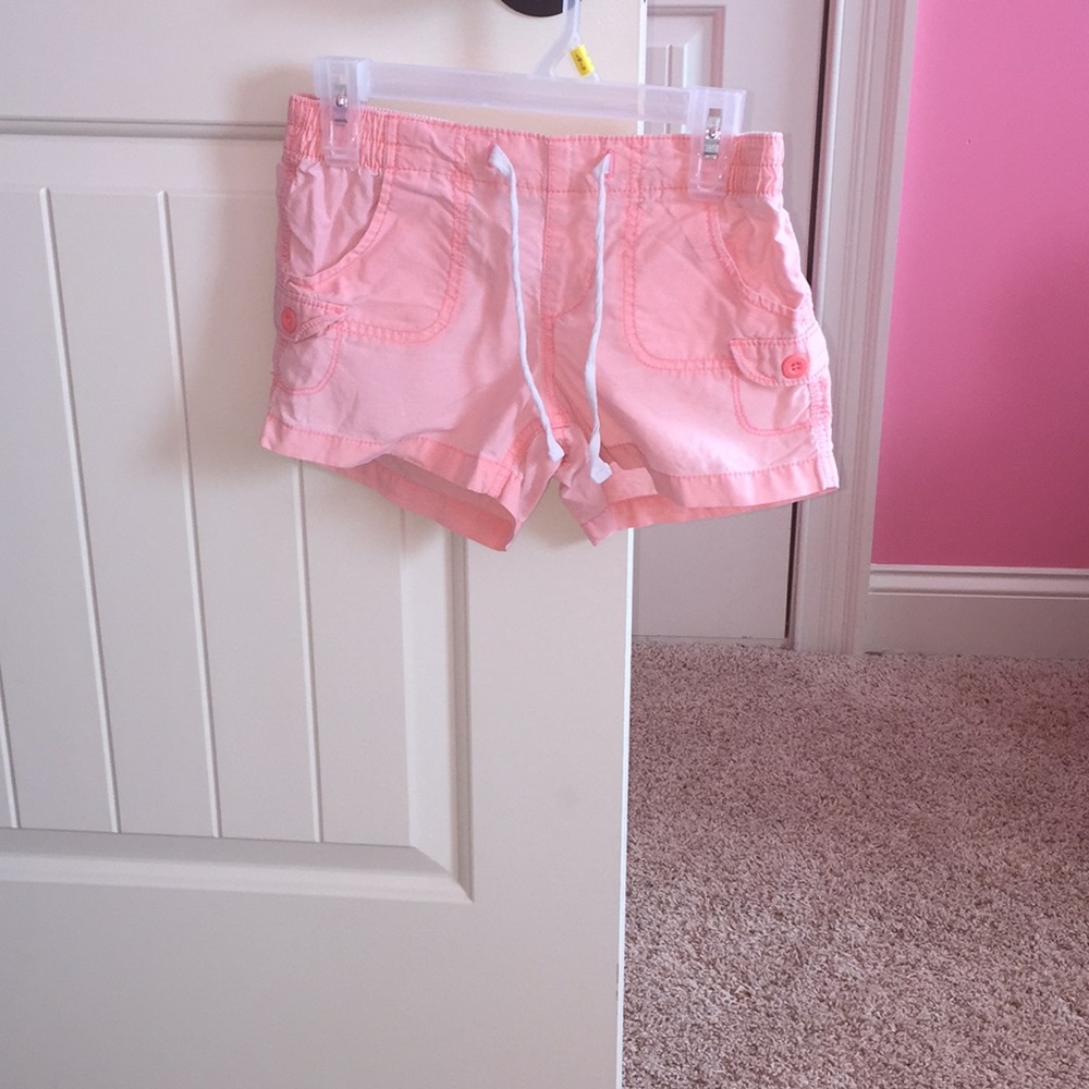 Kids Coral Casual Shorts
